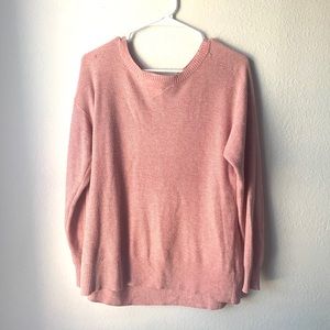 American Eagle Outfitters Light Pink Sweater M